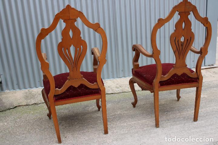Antig&uuml;edades: pareja de sillones antiguos - Foto 7