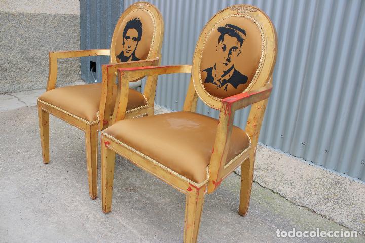 Antig&uuml;edades: 2 sillones barrocos de lujo - Foto 2