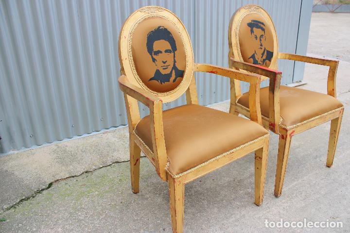 Antig&uuml;edades: 2 sillones barrocos de lujo - Foto 3