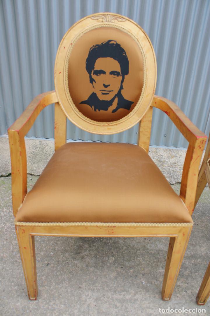 Antig&uuml;edades: 2 sillones barrocos de lujo - Foto 6