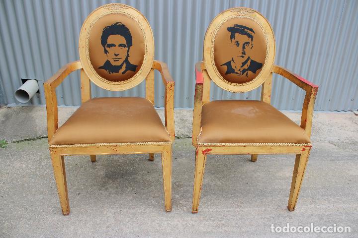 Antig&uuml;edades: 2 sillones barrocos de lujo - Foto 1