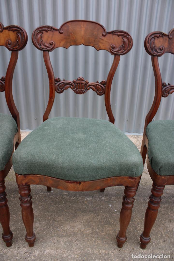 Antig&uuml;edades: 6 sillas antiguas - Foto 2