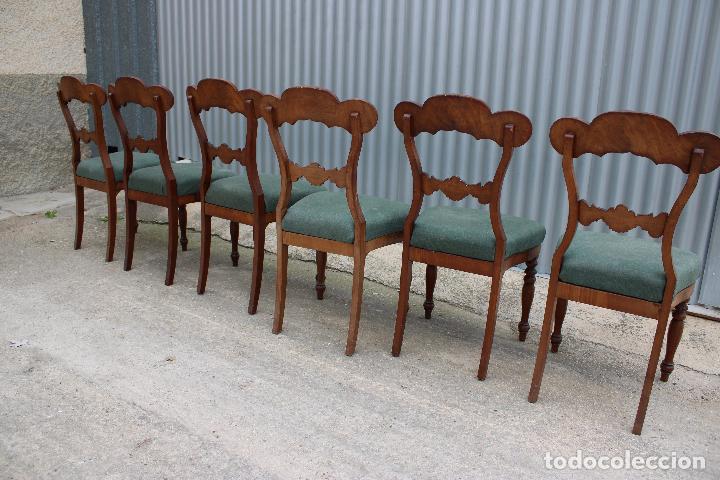 Antig&uuml;edades: 6 sillas antiguas - Foto 5