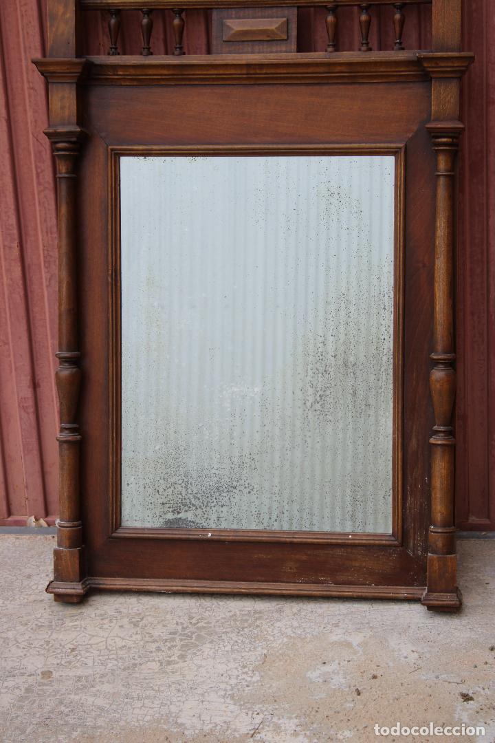 Antig&uuml;edades: espejo antiguo de madera - Foto 2