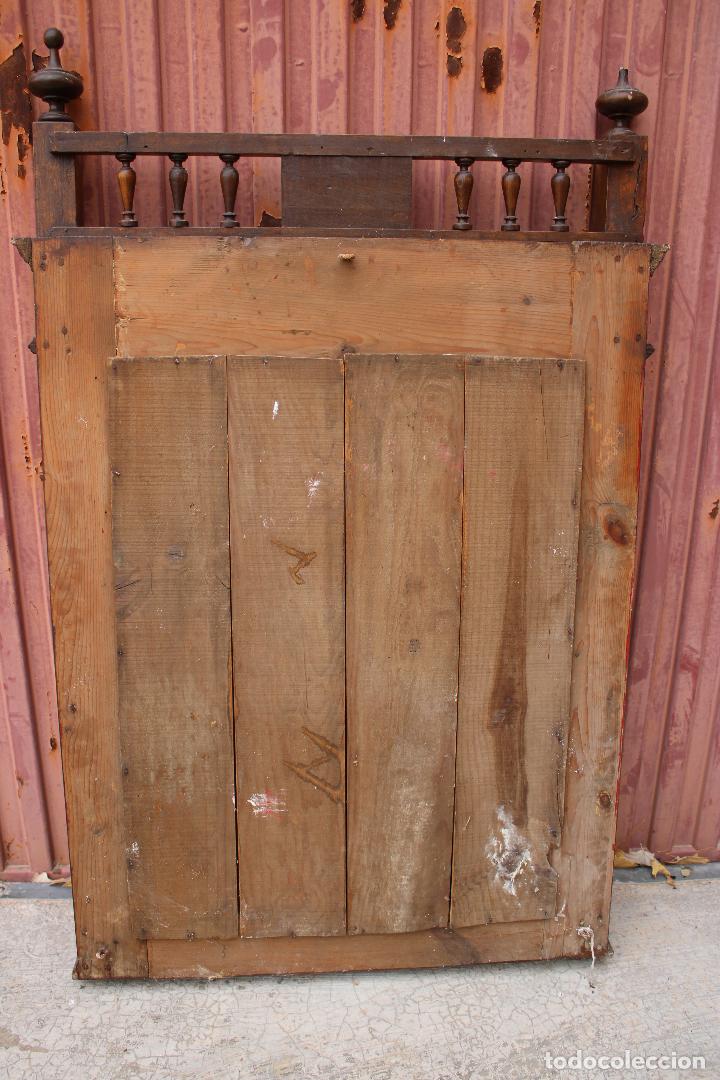 Antig&uuml;edades: espejo antiguo de madera - Foto 3