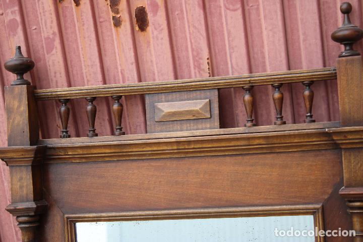 Antig&uuml;edades: espejo antiguo de madera - Foto 5