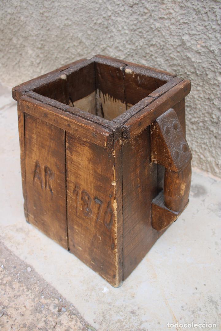 Antig&uuml;edades: caja vintage madera - Foto 7