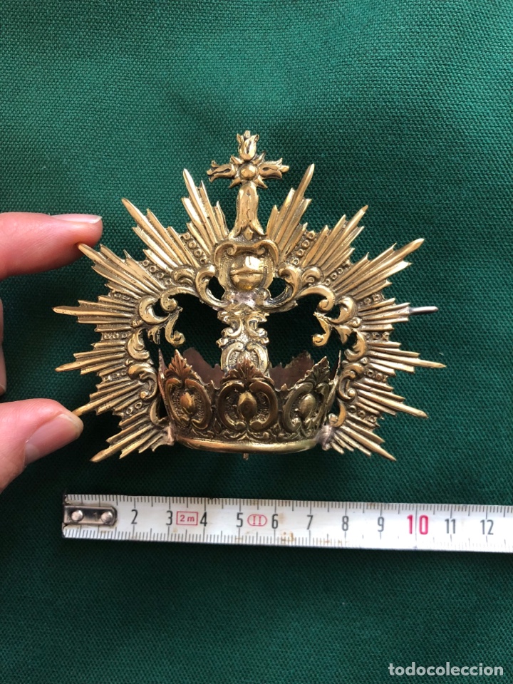 Antig&uuml;edades: Magn&iacute;fica corona para virgen - Foto 2