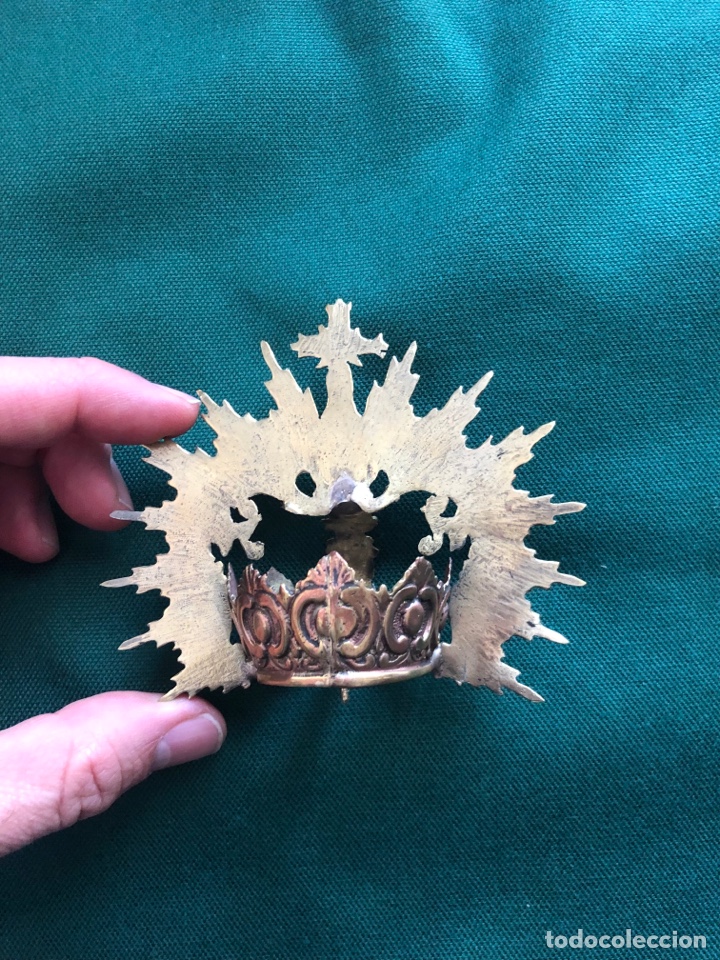 Antig&uuml;edades: Magn&iacute;fica corona para virgen - Foto 3