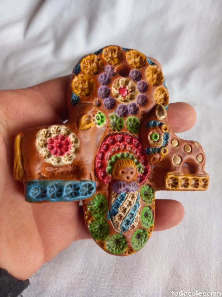 Antiquit&auml;ten: FIGURA BELEN NACIMIENTO NI&Ntilde;O JESUS, SELLADO SANTAEULALIA