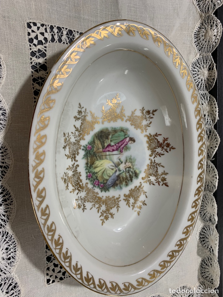 Antig&uuml;edades: Cuenco porcelana de Limoges - Foto 2