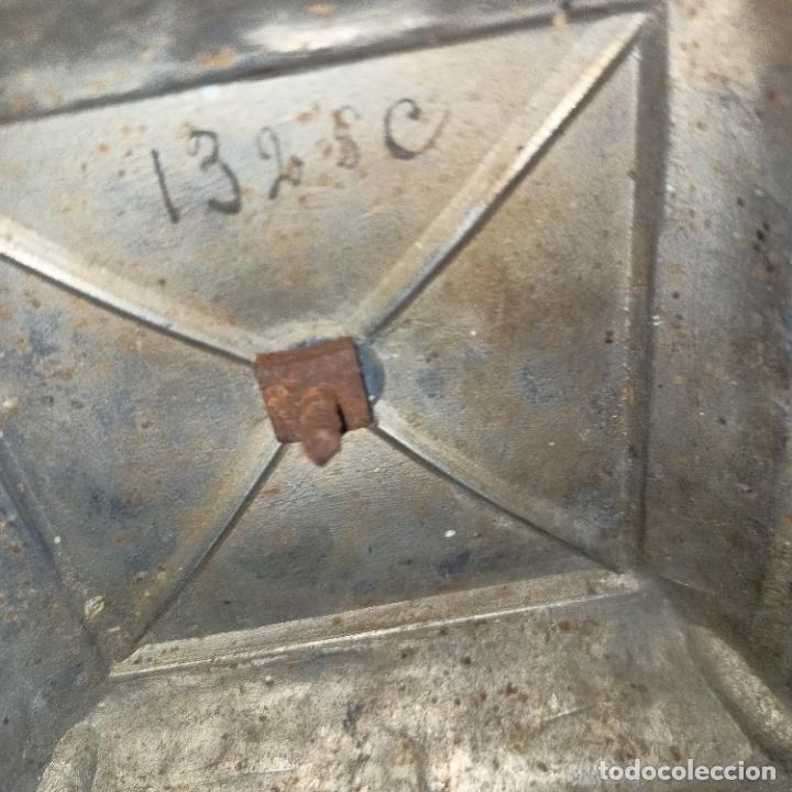 Antig&uuml;edades: Gran quinqu&eacute; cristal naranja - Foto 5