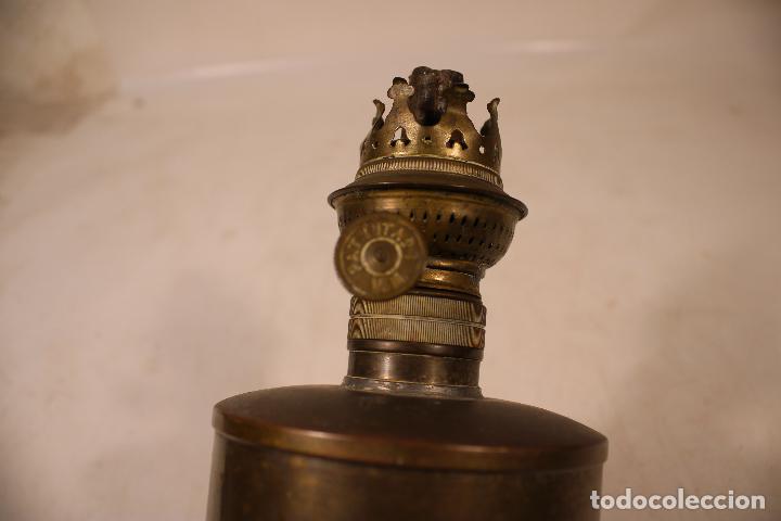 Antig&uuml;edades: quinque de lat&oacute;n MARCADO VM PATENTADO - Foto 2