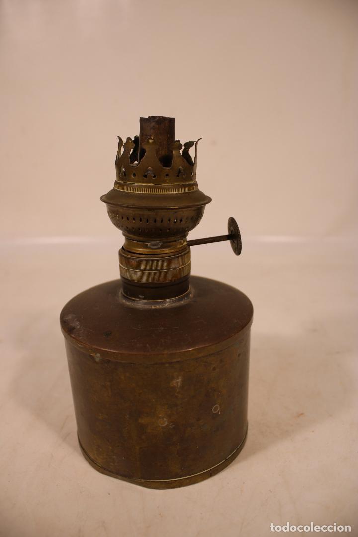 Antig&uuml;edades: quinque de lat&oacute;n MARCADO VM PATENTADO - Foto 3