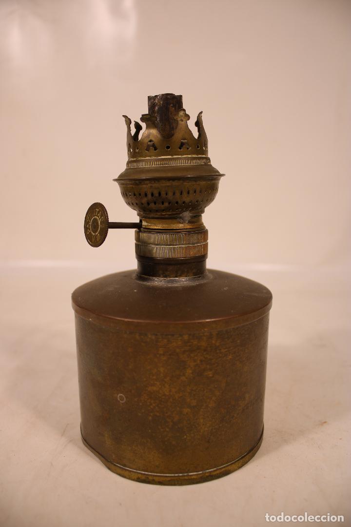 Antig&uuml;edades: quinque de lat&oacute;n MARCADO VM PATENTADO - Foto 1