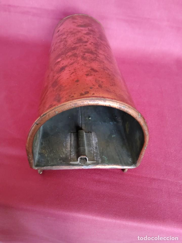 Antig&uuml;edades: ANTIGUO RECIPIENTE DE COBRE IDEAL COMO FLORERO - Foto 11