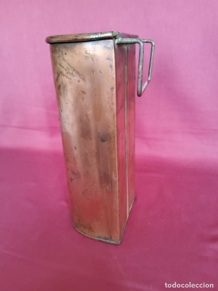 Antig&uuml;edades: ANTIGUO RECIPIENTE DE COBRE IDEAL COMO FLORERO - Foto 14