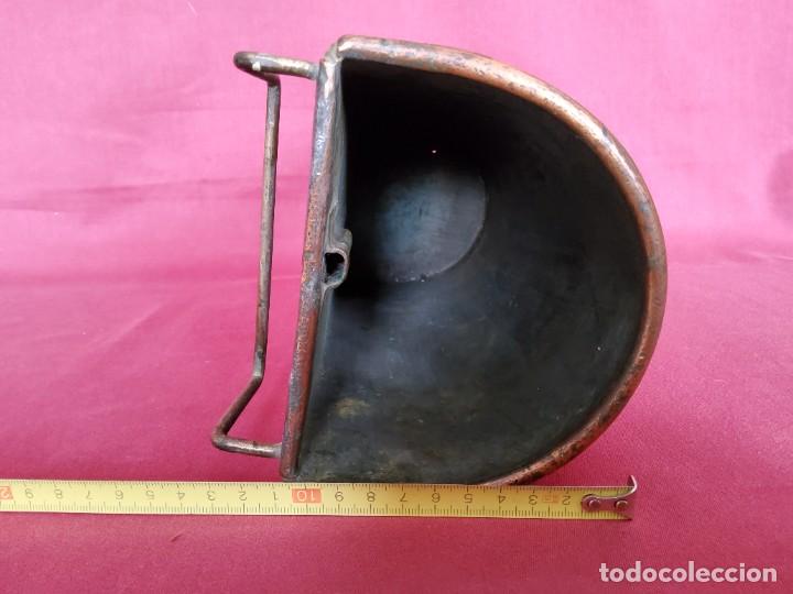 Antig&uuml;edades: ANTIGUO RECIPIENTE DE COBRE IDEAL COMO FLORERO - Foto 16