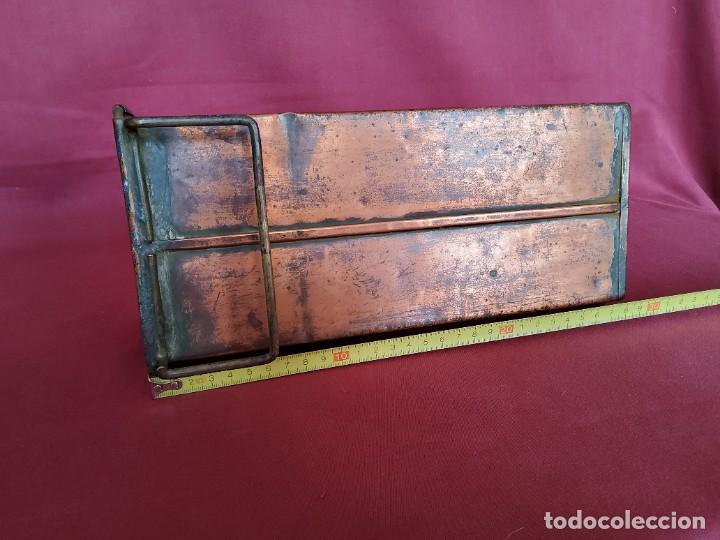 Antig&uuml;edades: ANTIGUO RECIPIENTE DE COBRE IDEAL COMO FLORERO - Foto 17