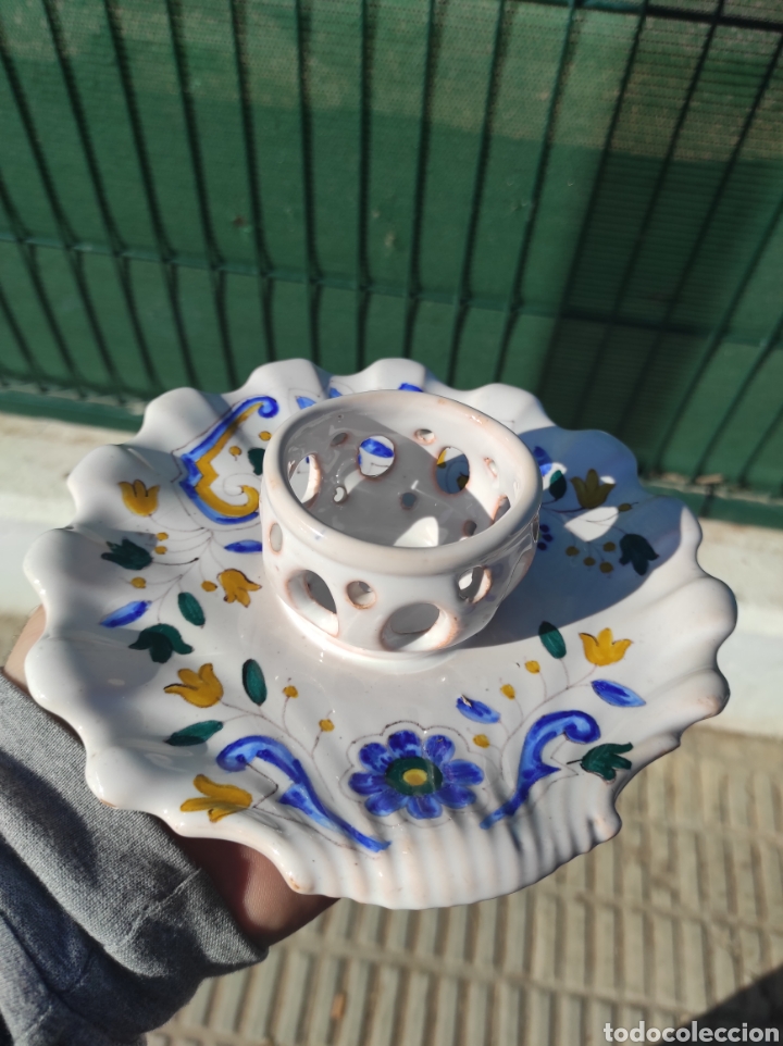 Antig&uuml;edades: Preciosa Mancerina de Alcora - Foto 2