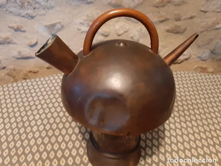 Antig&uuml;edades: ANTIGUO BOTIJO CATALAN DE COBRE - Foto 3