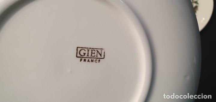 Antig&uuml;edades: Servicio postre / queso de Gien. Francia - Foto 3
