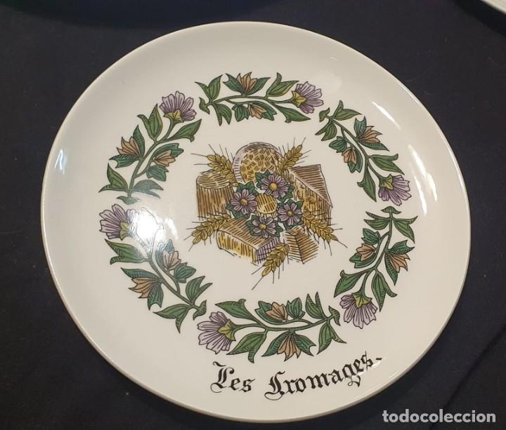 Antig&uuml;edades: Servicio postre / queso de Gien. Francia - Foto 6