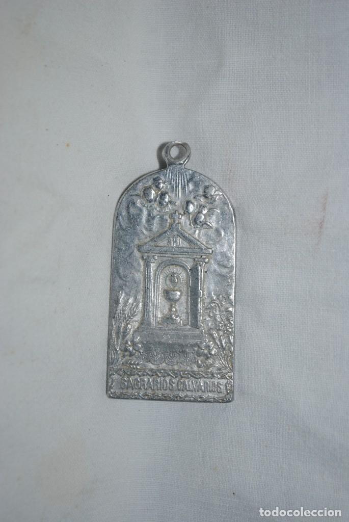 Antig&uuml;edades: MEDALLA PLATEADA , LAS TRES MARIAS . - Foto 2