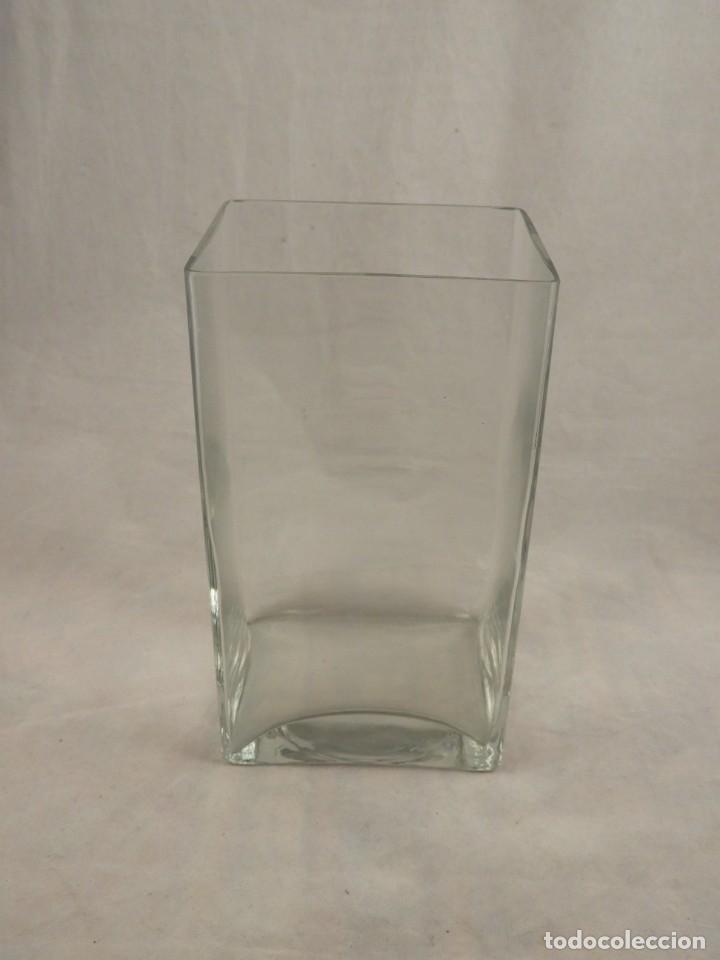 Antig&uuml;edades: BONITO JARRON DE CRISTAL DE FORMAS GEOMETRICAS - Foto 5