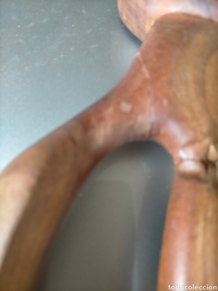 Antig&uuml;edades: ESCULTURA EN MADERA. BESO - Foto 4