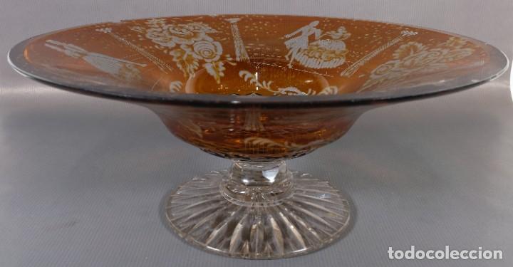 Antig&uuml;edades: Centro de mesa en cristal - Foto 2