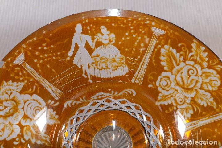 Antig&uuml;edades: Centro de mesa en cristal - Foto 4