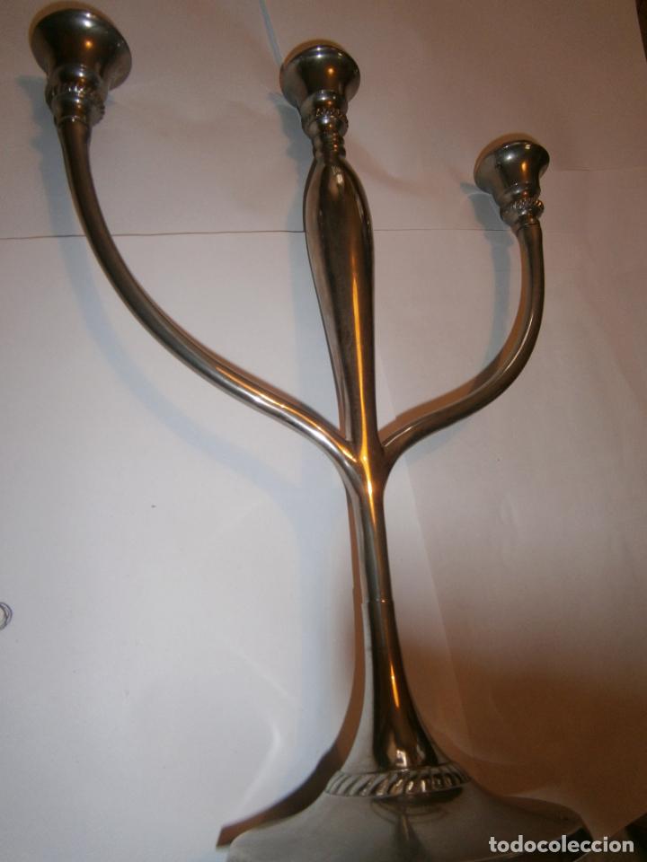 Antig&uuml;edades: ESPECTACULAR CANDELABRO DE TRES BRAZOS - Foto 5