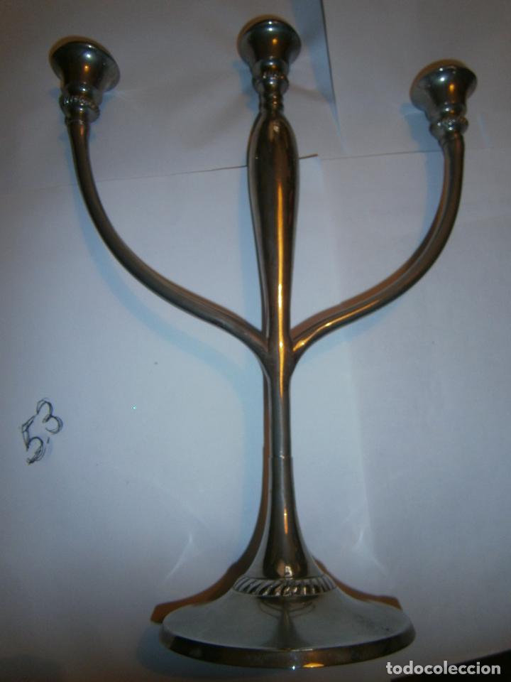 Antig&uuml;edades: ESPECTACULAR CANDELABRO DE TRES BRAZOS - Foto 1