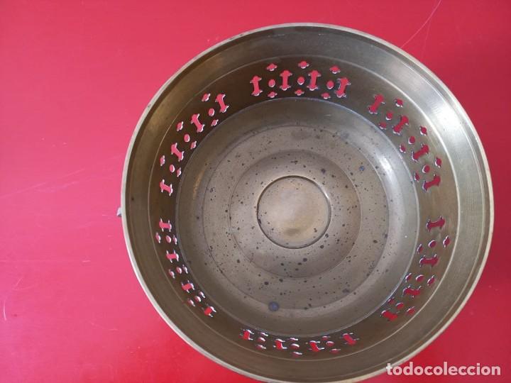 Antig&uuml;edades: MACETERO DE COBRE. MIDE: 14 cm. DIAMETRO - Foto 3