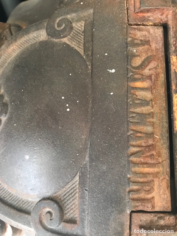 Antig&uuml;edades: Estufa Salamandra de hierro - Foto 3