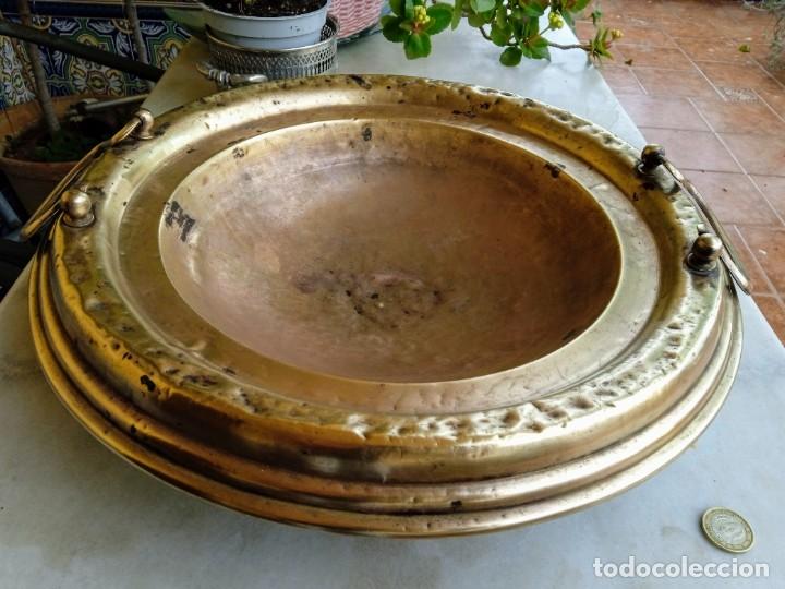 Antig&uuml;edades: Brasero antiguo de bronce - Foto 5