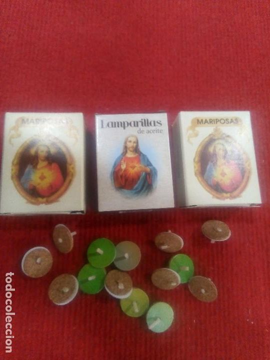 Antig&uuml;edades: LAMPARILLAS ACEITE CAJAS COMPLETAS PRECINTADAS - Foto 1