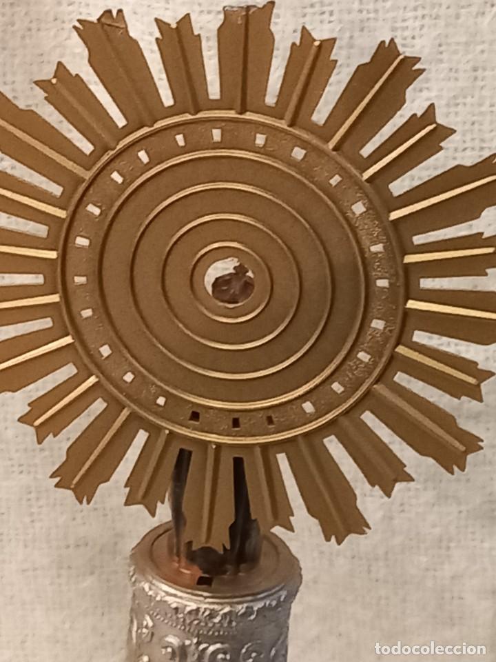 Antig&uuml;edades: VIRGEN DEL PILAR G.(28cm) MARMOL-BLANCO - Foto 11
