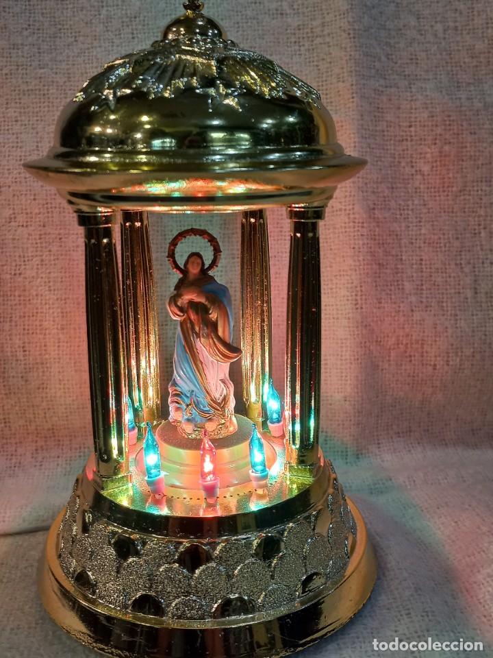 Antig&uuml;edades: PUR&Iacute;SIMA CONCEPCI&Oacute;N (URNA-DORADA) LUZ-RED - Foto 1