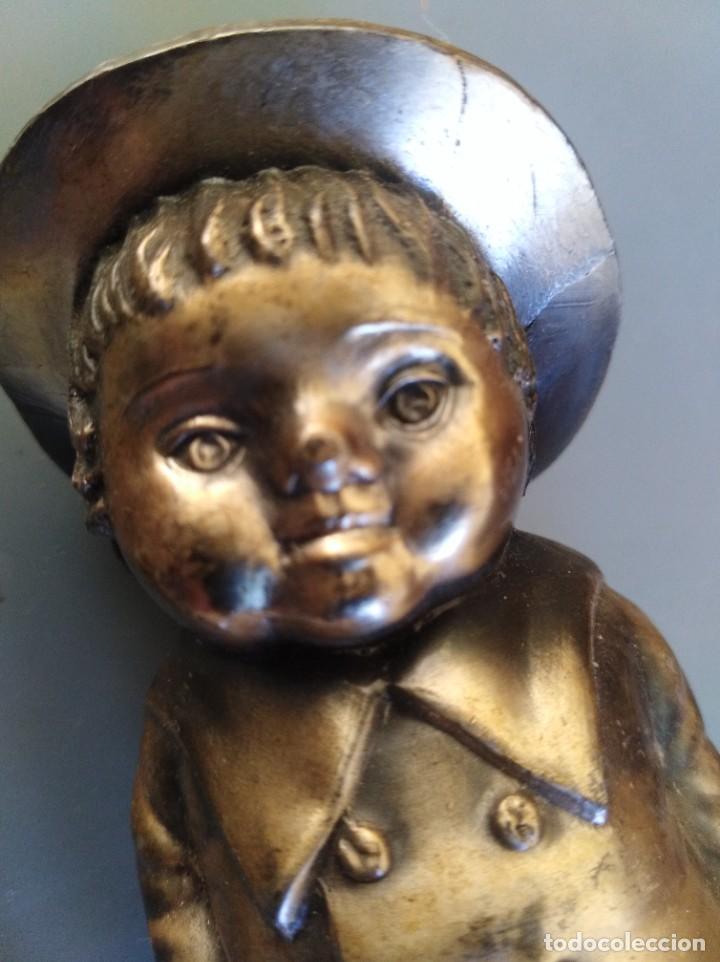 Antig&uuml;edades: Salero metal (866) - Foto 6