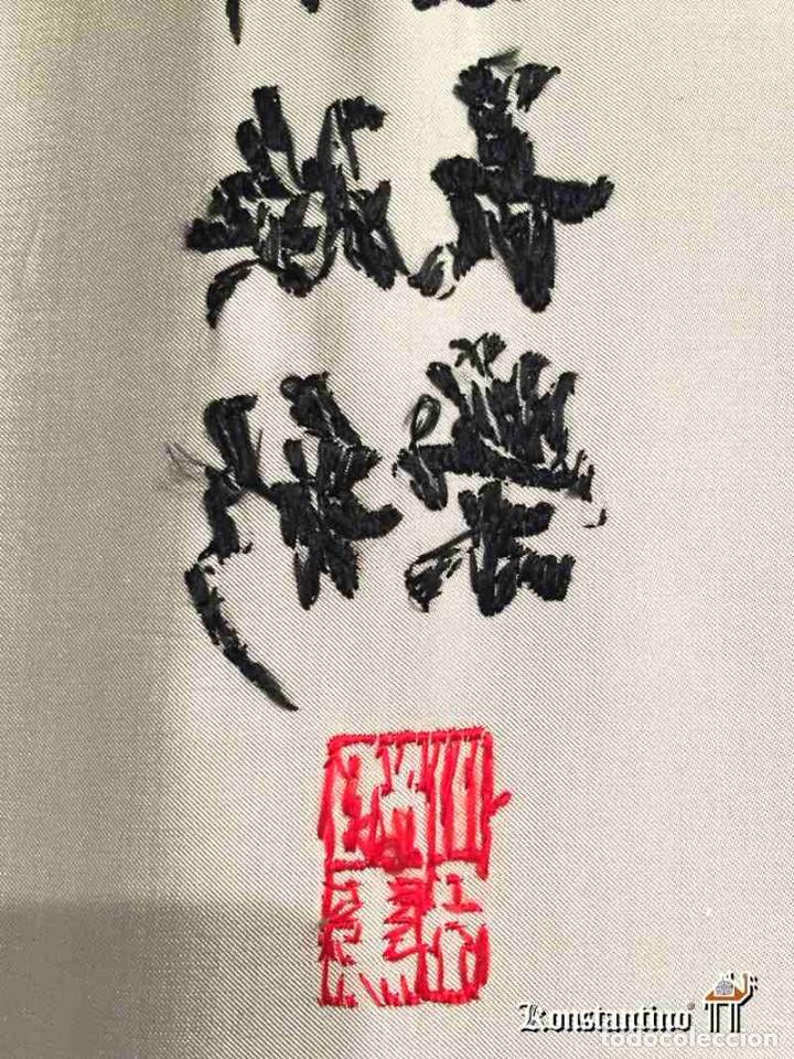 Antig&uuml;edades: SCROLL DE SEDA 100% CHINO 132X75 CMS - Foto 3