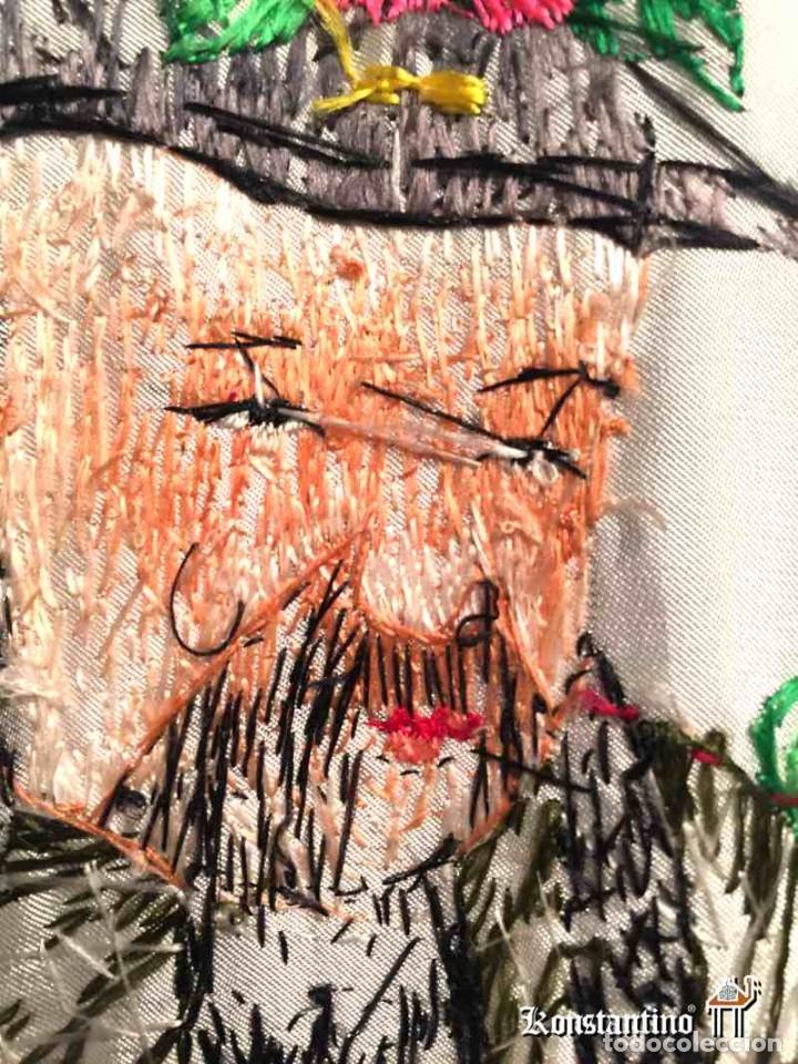 Antig&uuml;edades: SCROLL DE SEDA 100% CHINO 132X75 CMS - Foto 8