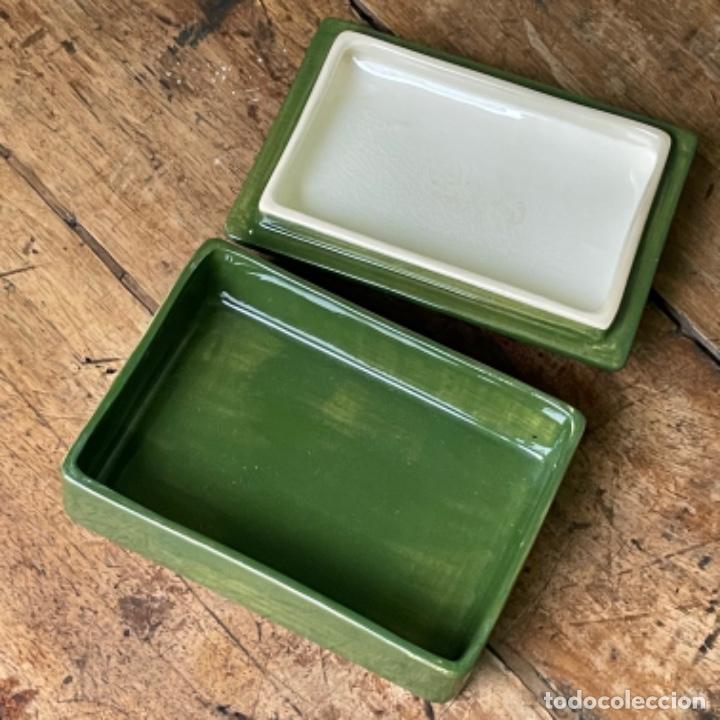 Antig&uuml;edades: Caja de Moorcroft rectangular de 12x9cm - Foto 4