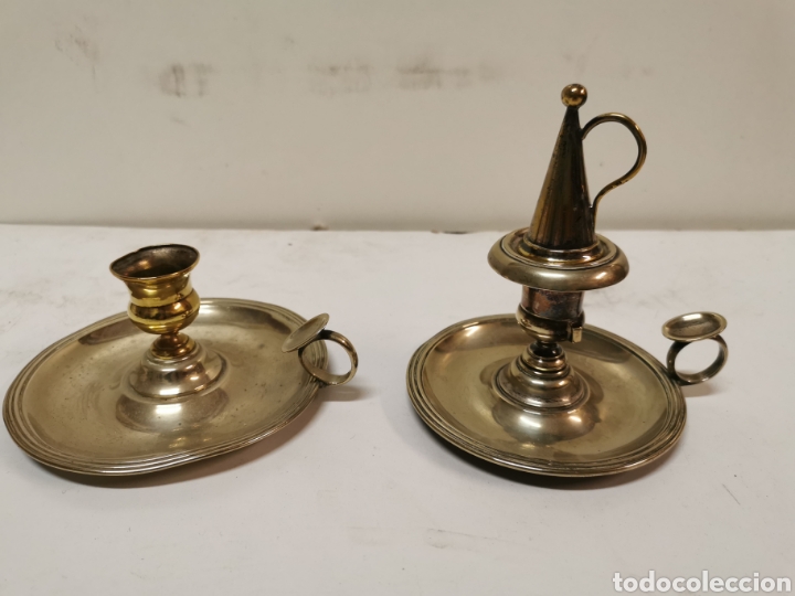 Antig&uuml;edades: Palmatorias plateadas Halphen - Foto 1