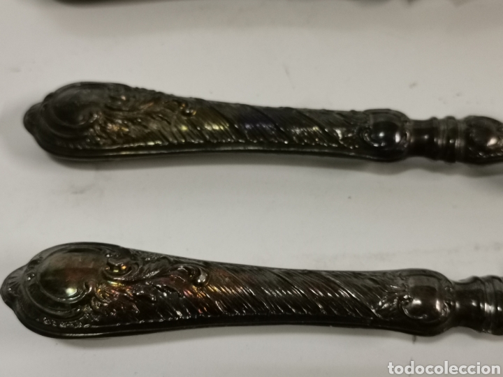 Antig&uuml;edades: Juego de pala tenedor y cuchillo - Foto 2