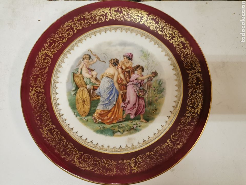 Antig&uuml;edades: Plato limoges - Foto 1