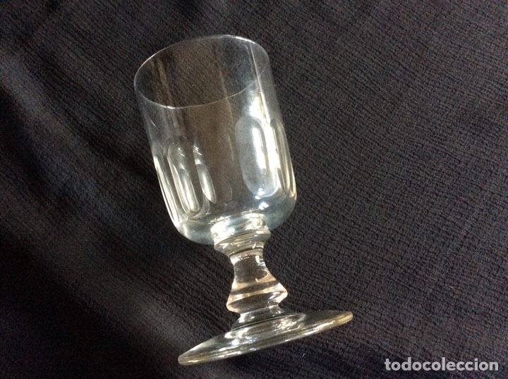 Antig&uuml;edades: Copa cristal tallado - Foto 1