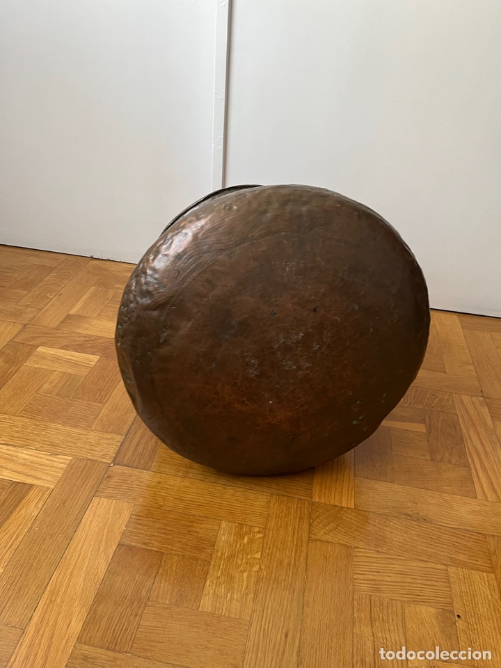 Antig&uuml;edades: Caldero vasco navarro de cobre - Foto 6