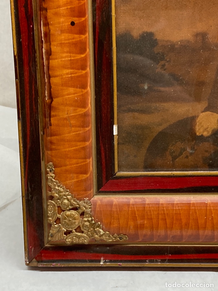 Antig&uuml;edades: Marco con l&aacute;mina - Foto 4
